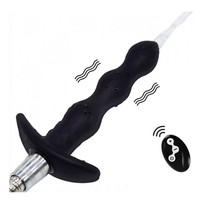 CleanHole Plug vibrant de lavement Auto-Spray 14.5 x 3cm